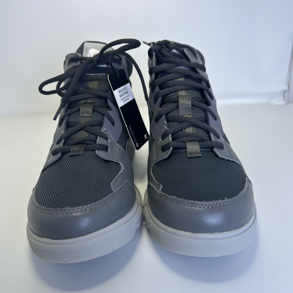 Sorel Explorer Next Sneaker Mid WP Waterproof Boots Men's Size 9.5 Dark Gray NEW - Picture 2 of 11